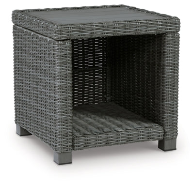 Elite Park Outdoor End Table - Gray