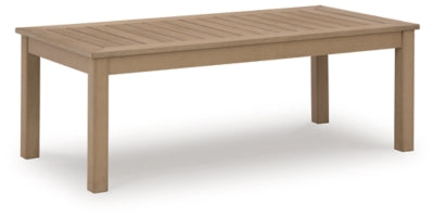 Mesa de centro para exteriores Hallow Creek - Madera a la deriva