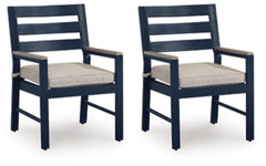 Sillón de exterior Mabry Shores con cojín (juego de 2)
