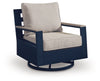 Silla giratoria para exteriores Mabry Shores con cojín