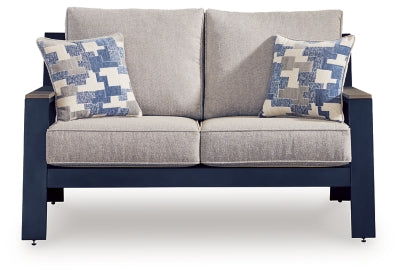 Loveseat de exterior con cojín Mabry Shores