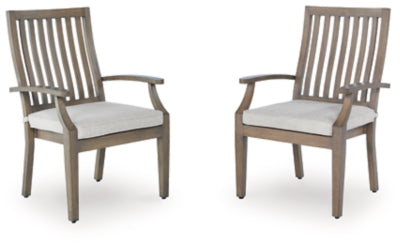 Sillón de exterior Rainier Ranch con cojín (juego de 2)