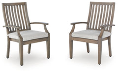 Sillón de exterior Rainier Ranch con cojín (juego de 2)