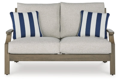 Loveseat de exterior Rainier Ranch con cojín