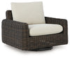 Sillón giratorio para exteriores Kimora