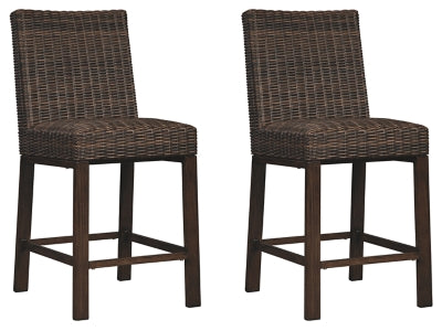 Paradise Trail Bar Stool (Set of 2) - Medium Brown