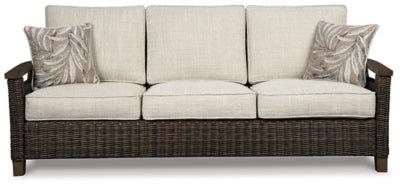 Paradise Trail Sofa with Cushion - Medium Brown