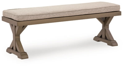 Revare Beach Bench with Cushion - Beige