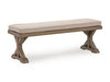 Revare Beach Bench with Cushion