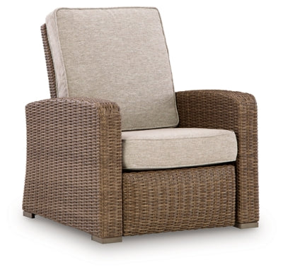 Sillón reclinable de exterior Revare Beach - Beige