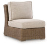 Revare Beach Outdoor Armless Chair with Cushion