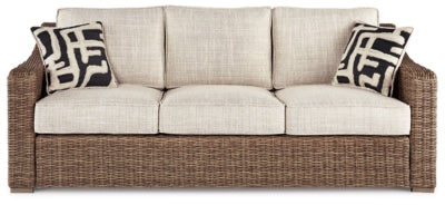 Beachcroft Outdoor Sofa with Cushion - Beige