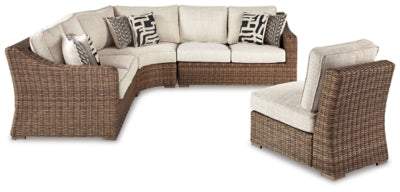 Conjunto de asientos para exterior de 4 piezas Beachcroft - Beige