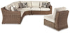Conjunto de asientos para exterior de 4 piezas Beachcroft