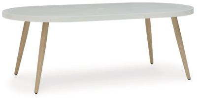 Seton Creek Outdoor Dining Table - White