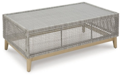 Mesa de centro para exteriores Seton Creek - Gris