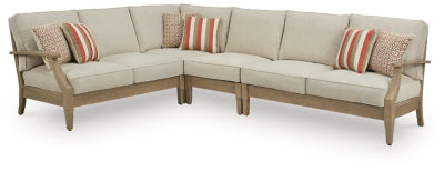 Clare View 4-Piece Outdoor Sectional - Beige