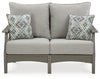 Loveseat de exterior Visola con cojín