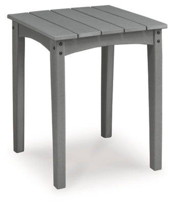 Lone View Bay Outdoor End Table - Gray