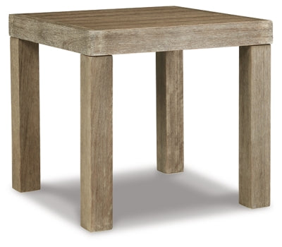 Mesa auxiliar para exteriores Silo Point - Marrón