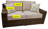 Coastline Bay Seat Cushion