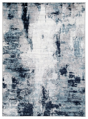Leonelle 5'3" x 7'3" Rug - Cream/Blue/Gray