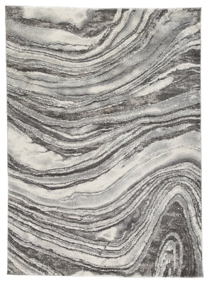 Wysdale 5'3" x 7'3" Rug - Ivory/Gray