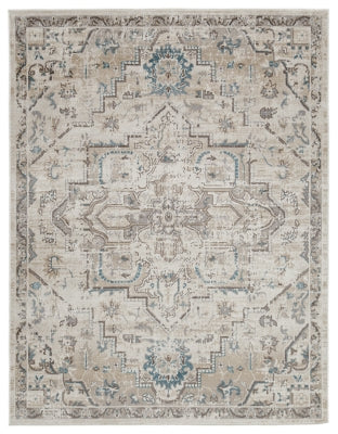 Barkham 5'3" x 7' Washable Rug - Multi