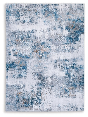 Garyard 5' x 7' Washable Rug - Multi