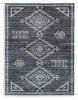 Alfombra lavable Arloman de 5' x 7'