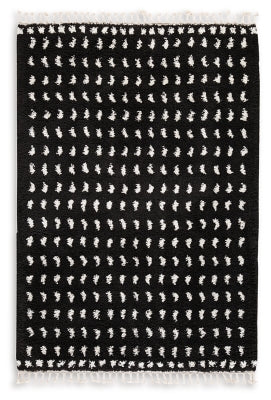 Minston 5' x 7' Rug - Black/White