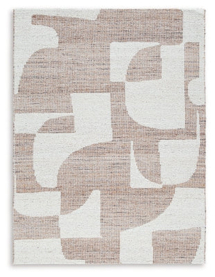 Alfombra Brynnfield de 5' x 7' - Beige/Marrón