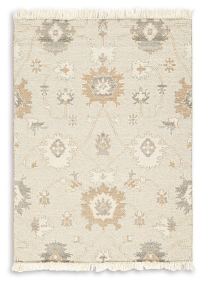 Calkin 5' x 7' Rug - Linen/Gray/Caramel