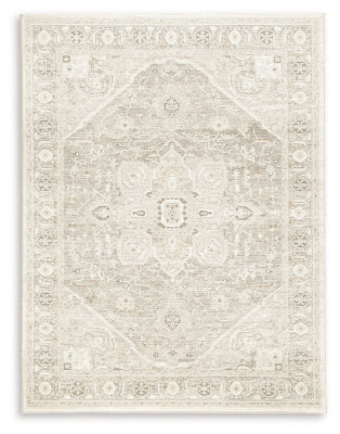 Gatwell 5' x 7' Rug - Ivory/Gray/Tan