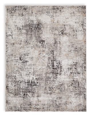 Elaning 5' x 7' Rug - Black/Gray/Cream
