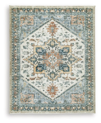 Wallney 7'6" X 9'6" Memory Foam Area Rug - Multi