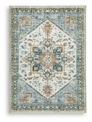 Wallney 5' x 7' Memory Foam Area Rug - Multi