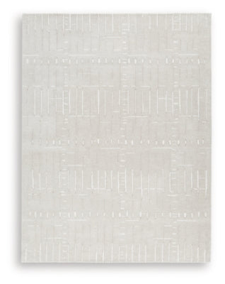 Wolbert 7'8" x 10' Area Rug - Tan/Ivory