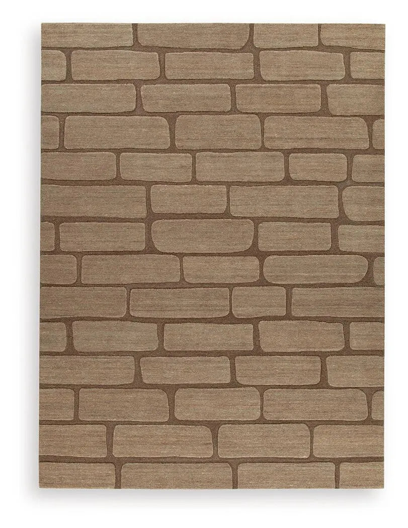 Orest Extra Large Rug - Brown