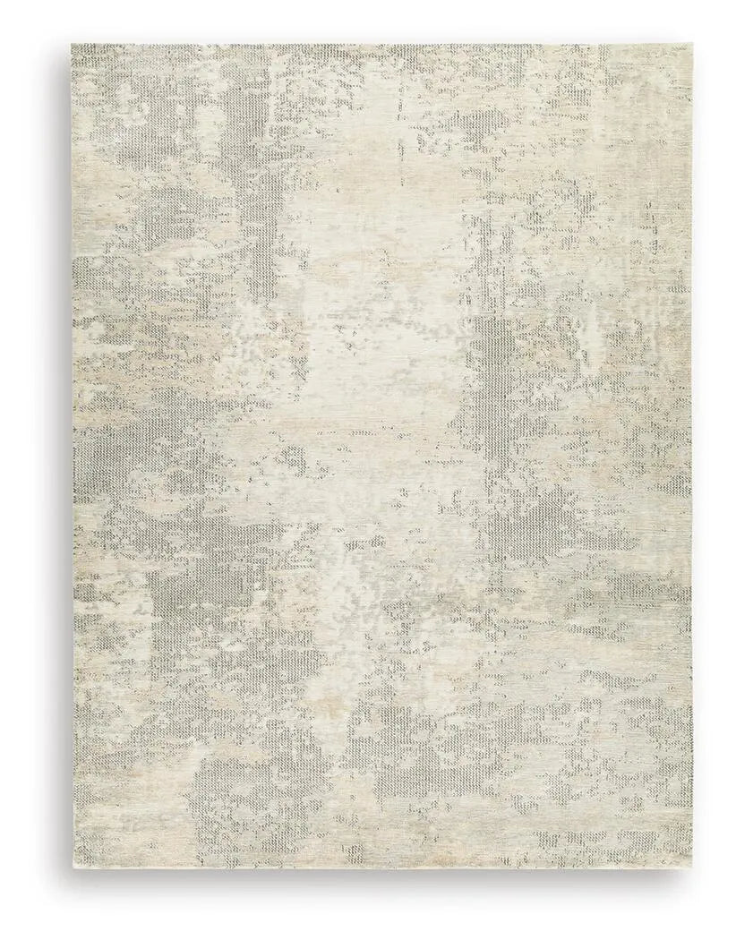 Raif Extra Large Rug - Gray/White/Cream
