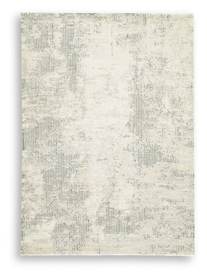 Raif Medium Rug - Gray/White/Cream