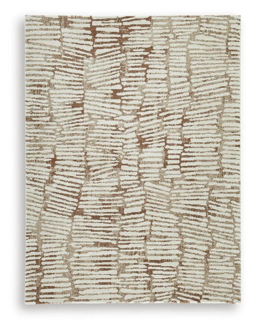 Uduak Medium Rug - Cream/Tan/Rust