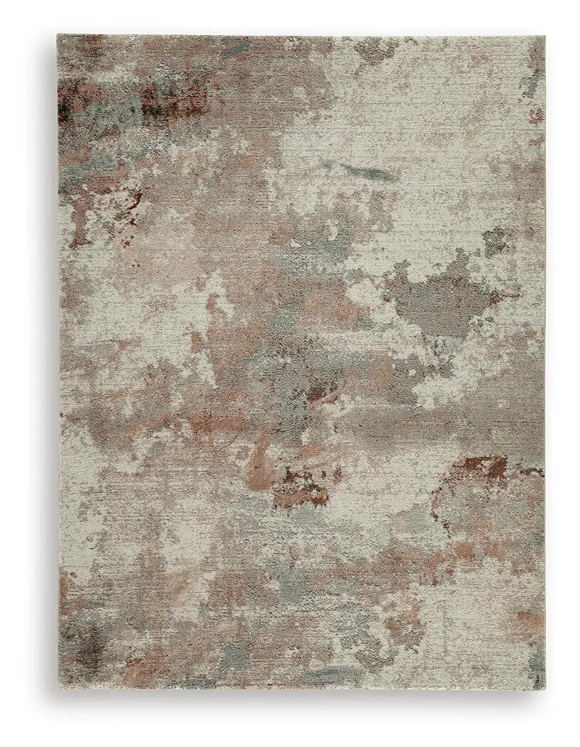Jadenburg Medium Rug - Cream/Gray/Sienna