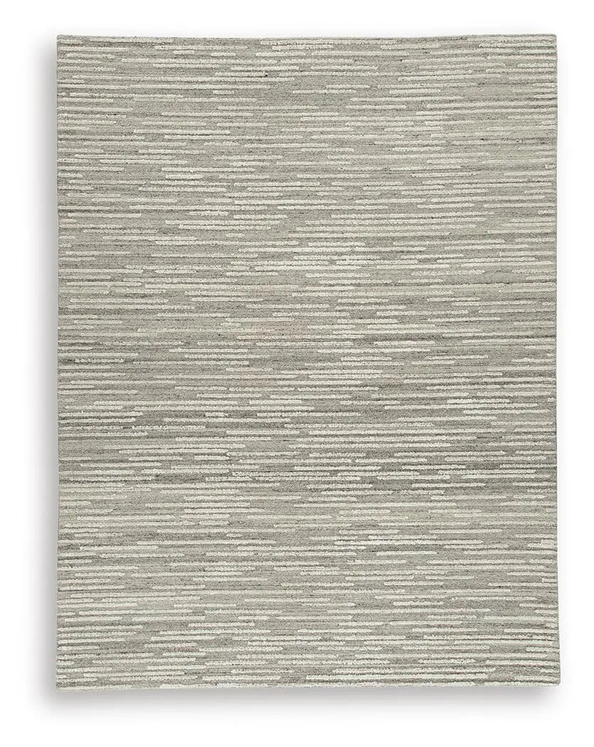 Alfombra grande Eljory - Gris