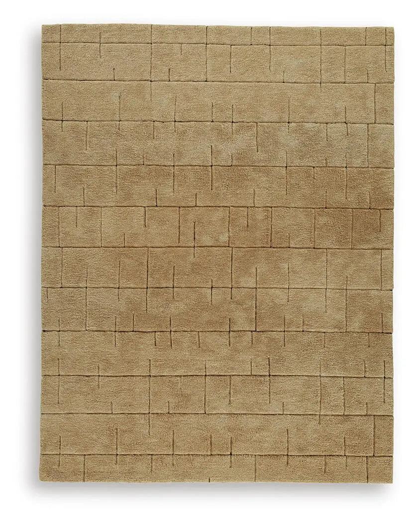 Luzmont Large Rug - Golden Brown