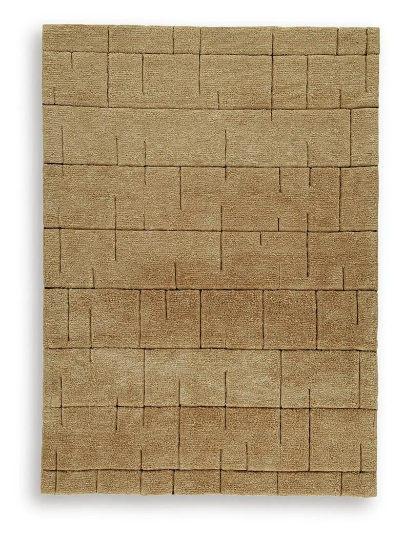Luzmont Medium Rug - Golden Brown