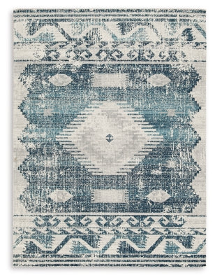 Daddridge 8' x 10' Rug - Blue/Gray/Ivory