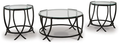 Mesa Tarrin (juego de 3) - Negro