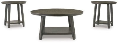 Mesa Caitbrook (juego de 3) - Gris