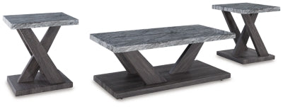 Bensonale Table (Set of 3) - Brown/Gray